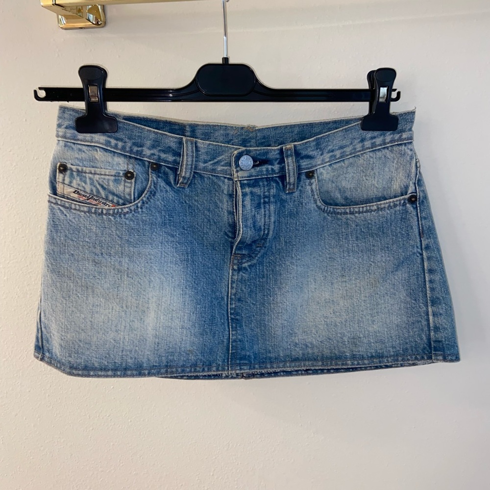Denim jean skirt